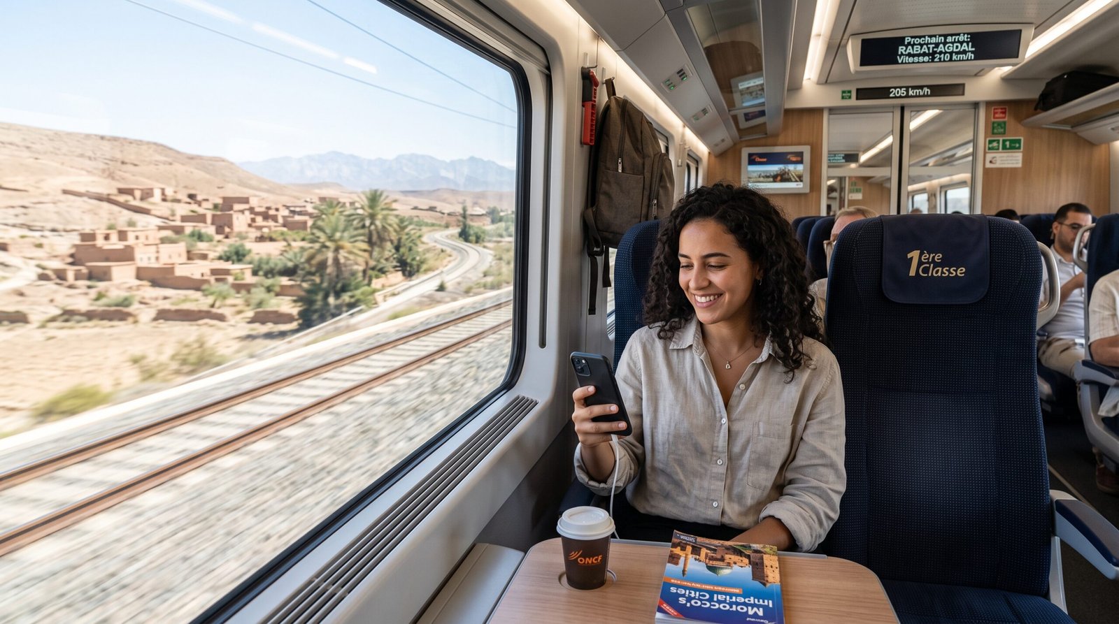 Imperial rail journey in Morocco through scenic imperial corridors